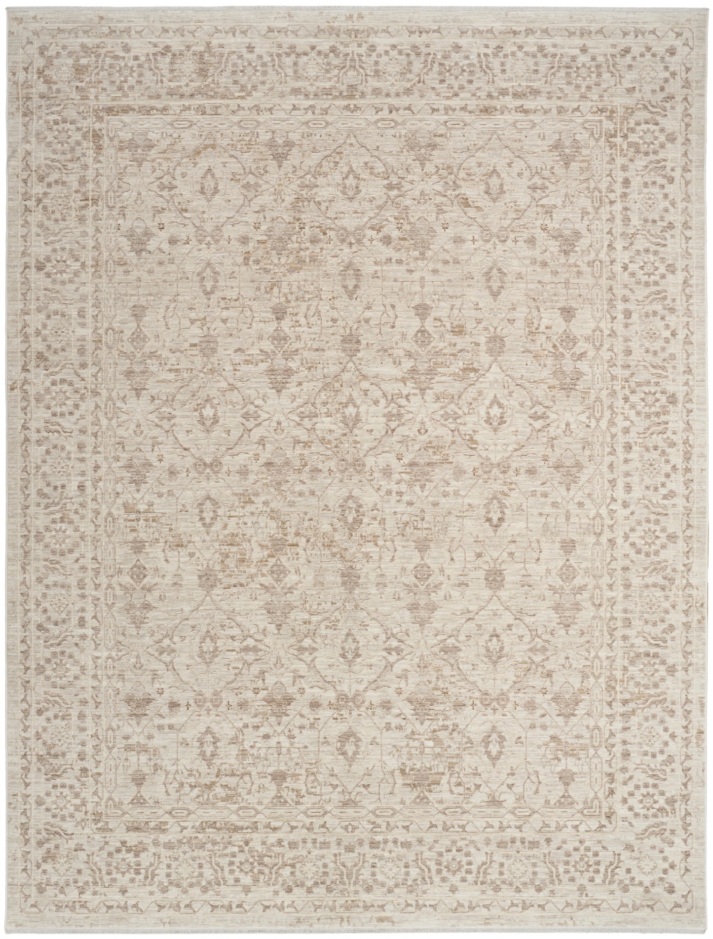 Nourison Home Shadows  Ivory Grey  Traditional