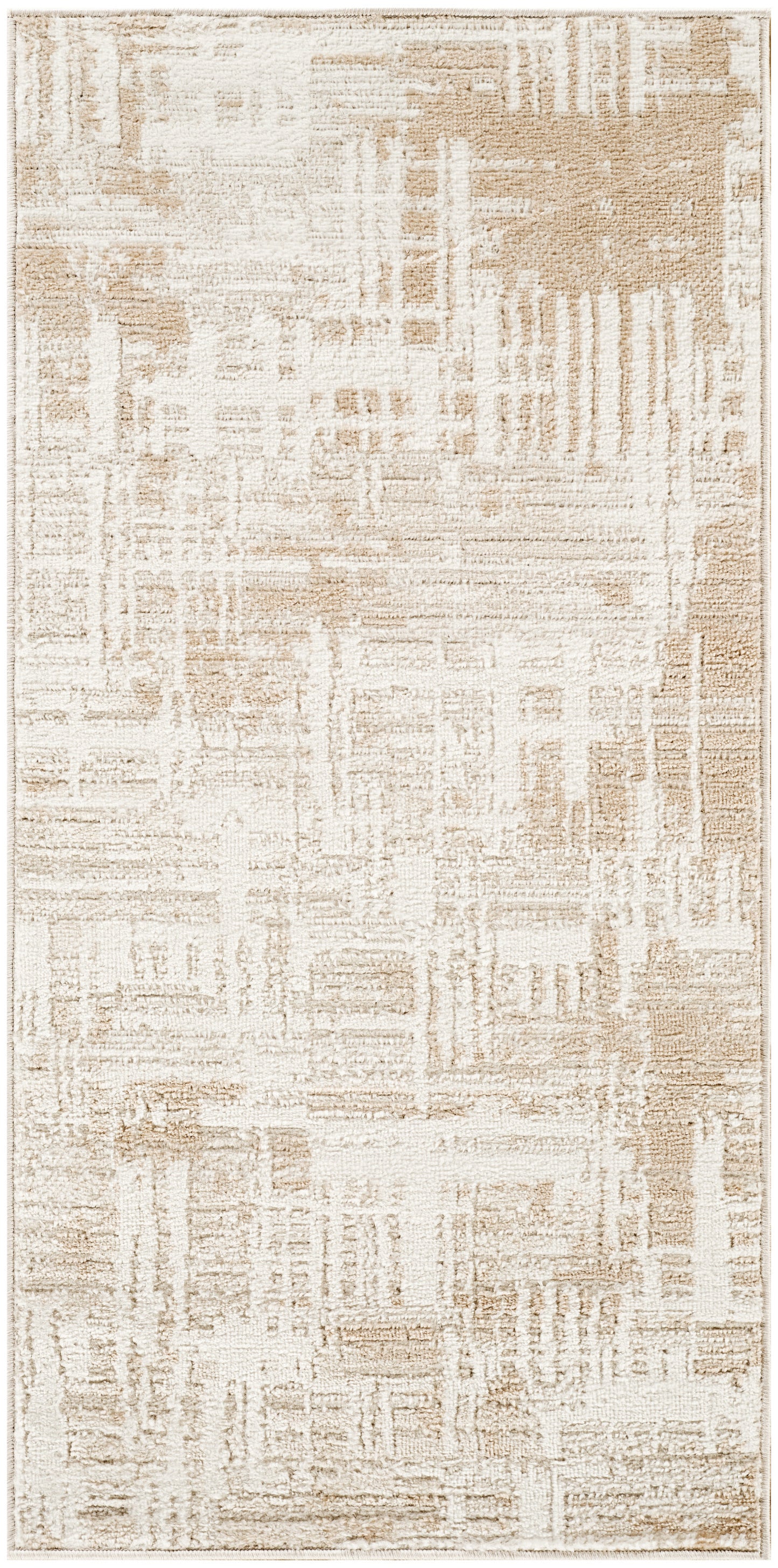 Nourison Home Dekor DEK11 Ivory Taupe Contemporary Machine Woven Rug
