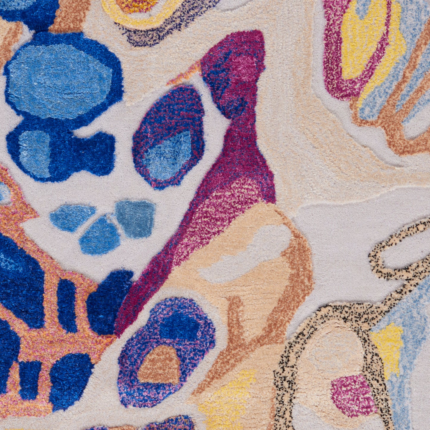 Nourison Home Prismatic  Grey Lilac Multicolor  Contemporary