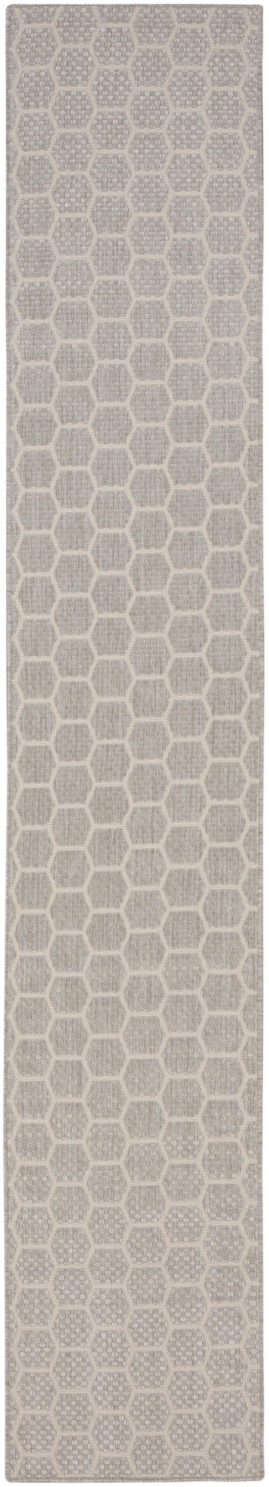 Nourison Home Twist Reversible TWS01 Grey Contemporary Loom-woven Rug