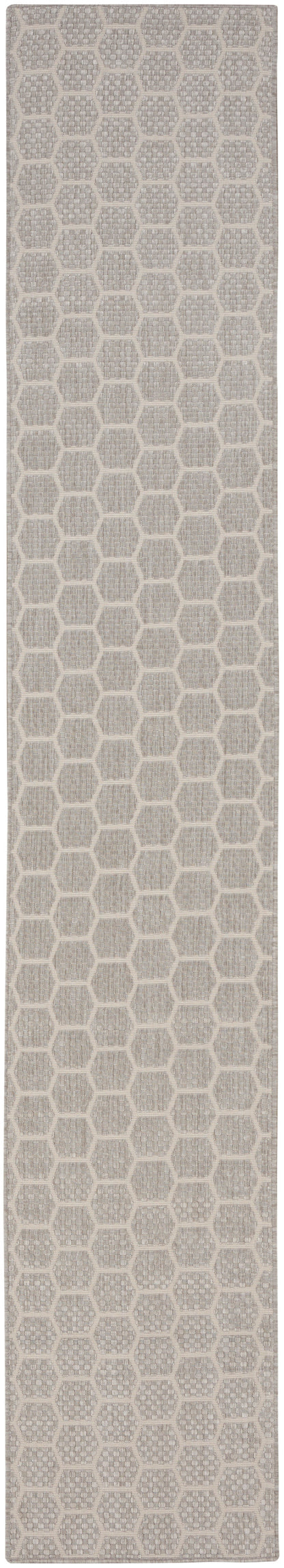 Nourison Home Twist Reversible TWS01 Grey Contemporary Loom-woven Rug