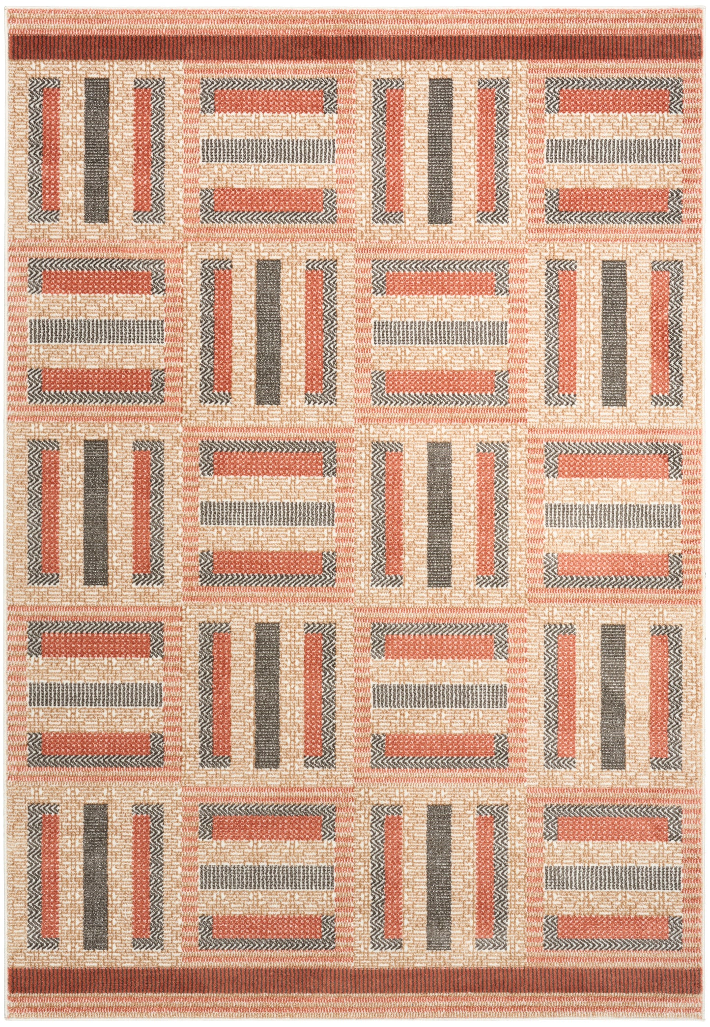 Nourison Home Nordic NRC11 Multicolor Contemporary Power-loomed Rug