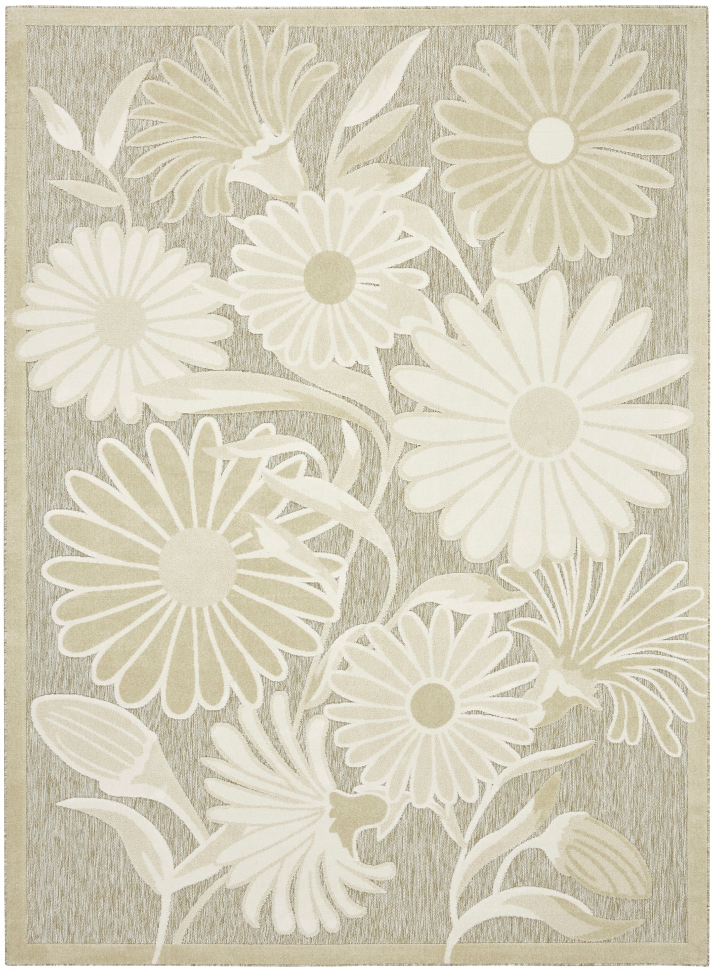 Nourison Home Aloha ALH33 Ivory Sage Contemporary Power-loomed Rugs