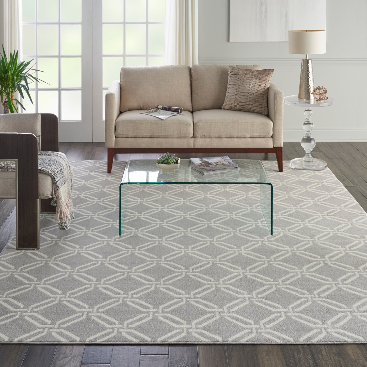 Nourison Home Jubilant  Grey  Contemporary