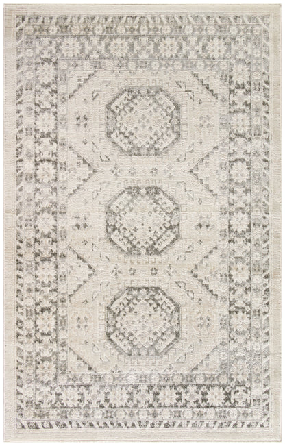 Nourison Home Serenity Home SRH01 Ivory Grey Traditional Loom-woven Rug