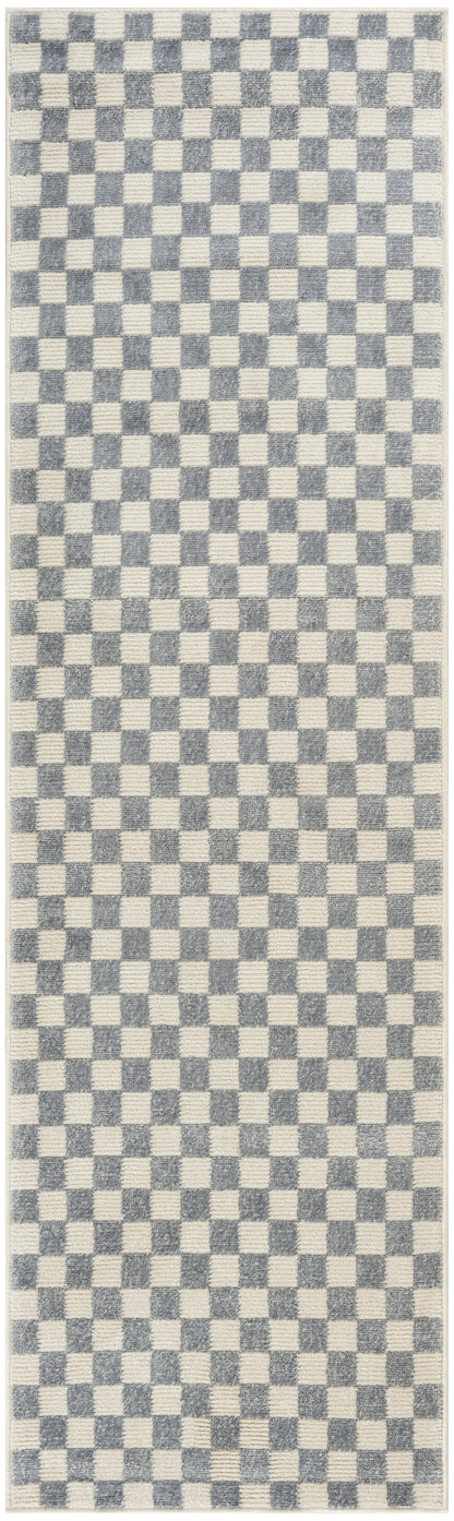 Nourison Home Serenity Home SRH10 Ivory Blue Contemporary Loom-woven Rug