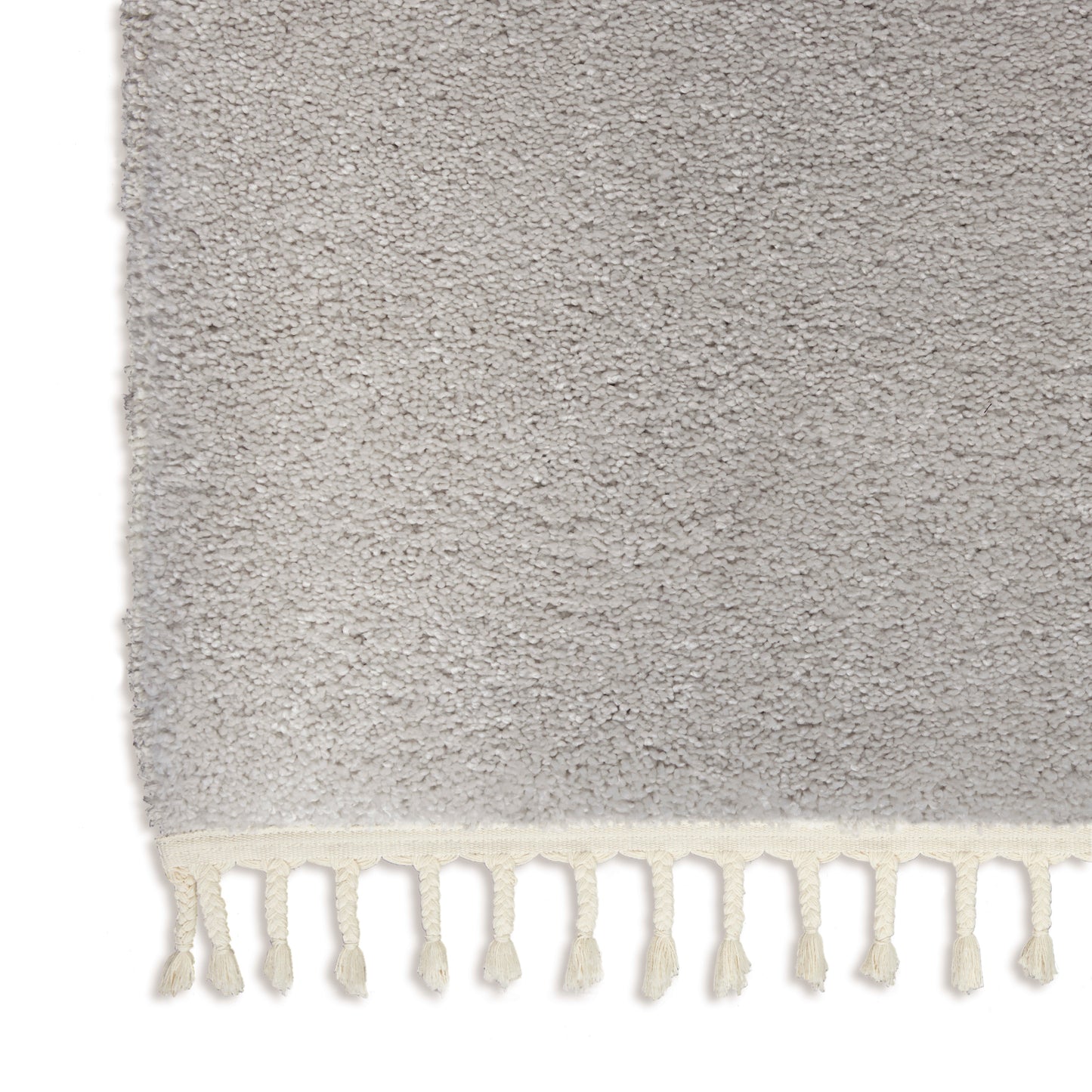 Nourison Home Serenity Shag  Light Grey  