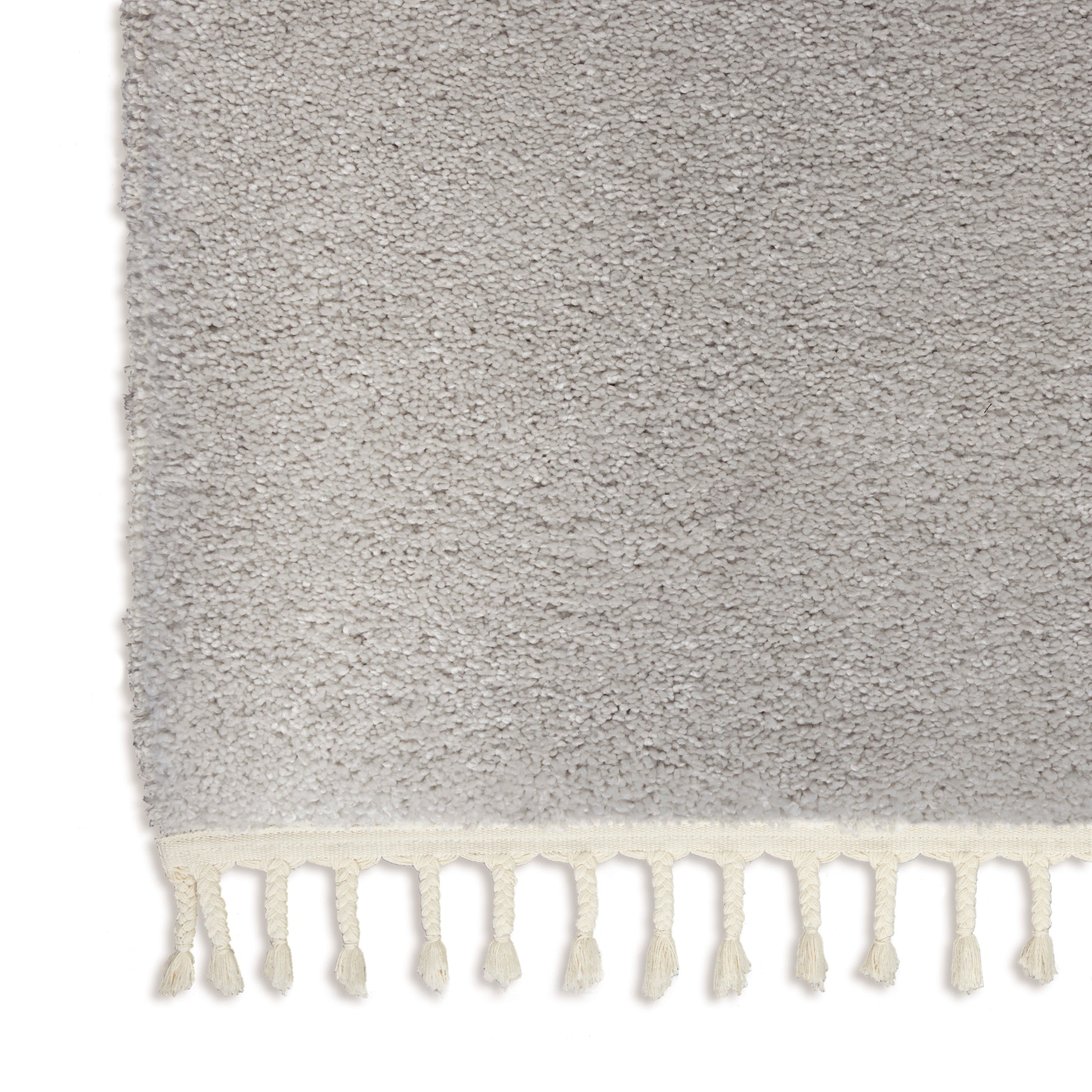 Nourison Home Serenity Shag  Light Grey  