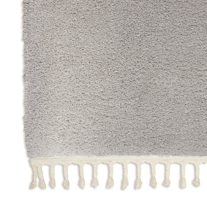 Nourison Home Serenity Shag  Light Grey  