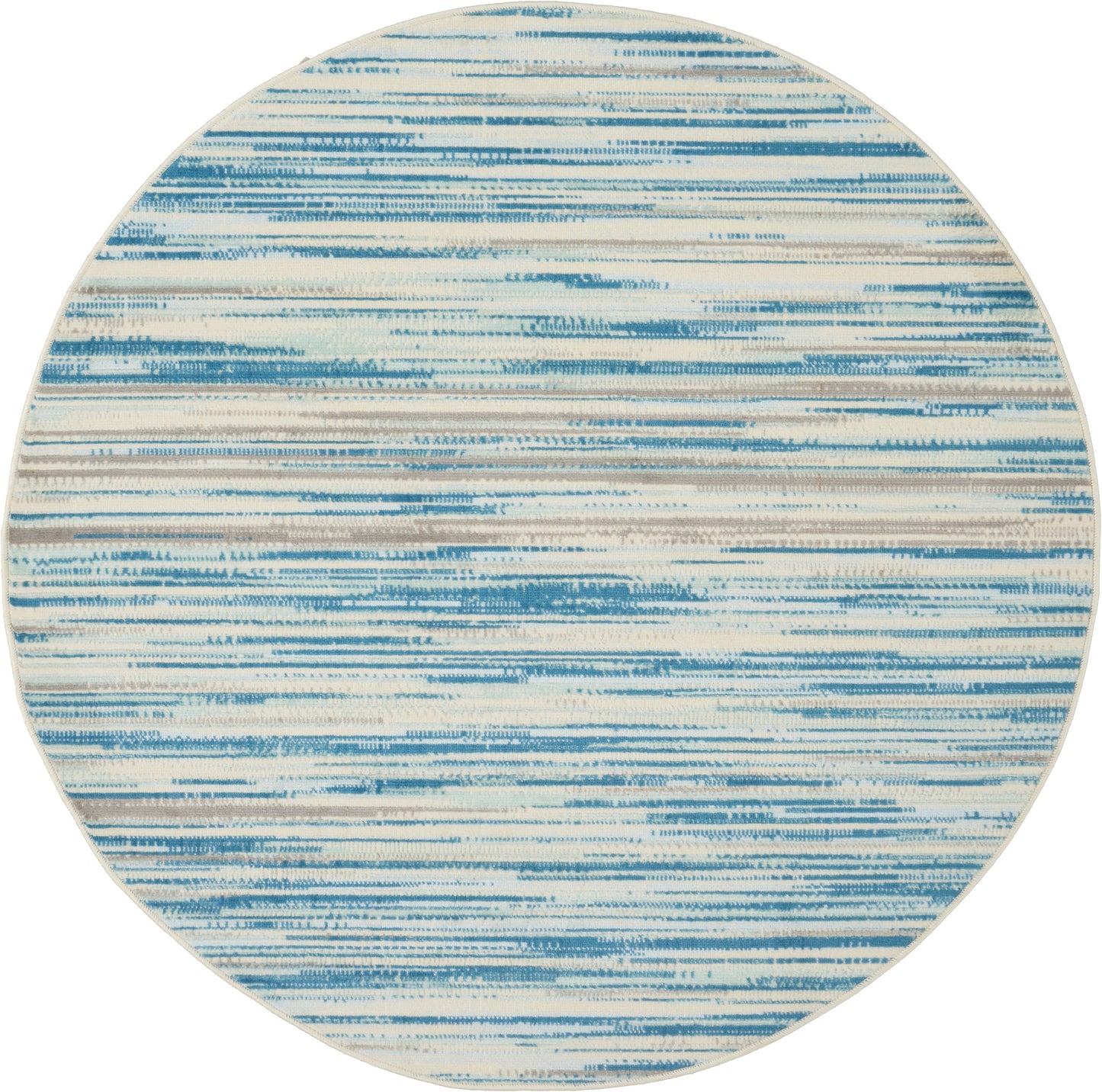 Nourison Home Jubilant JUB04 Blue Contemporary Power-loomed Rug