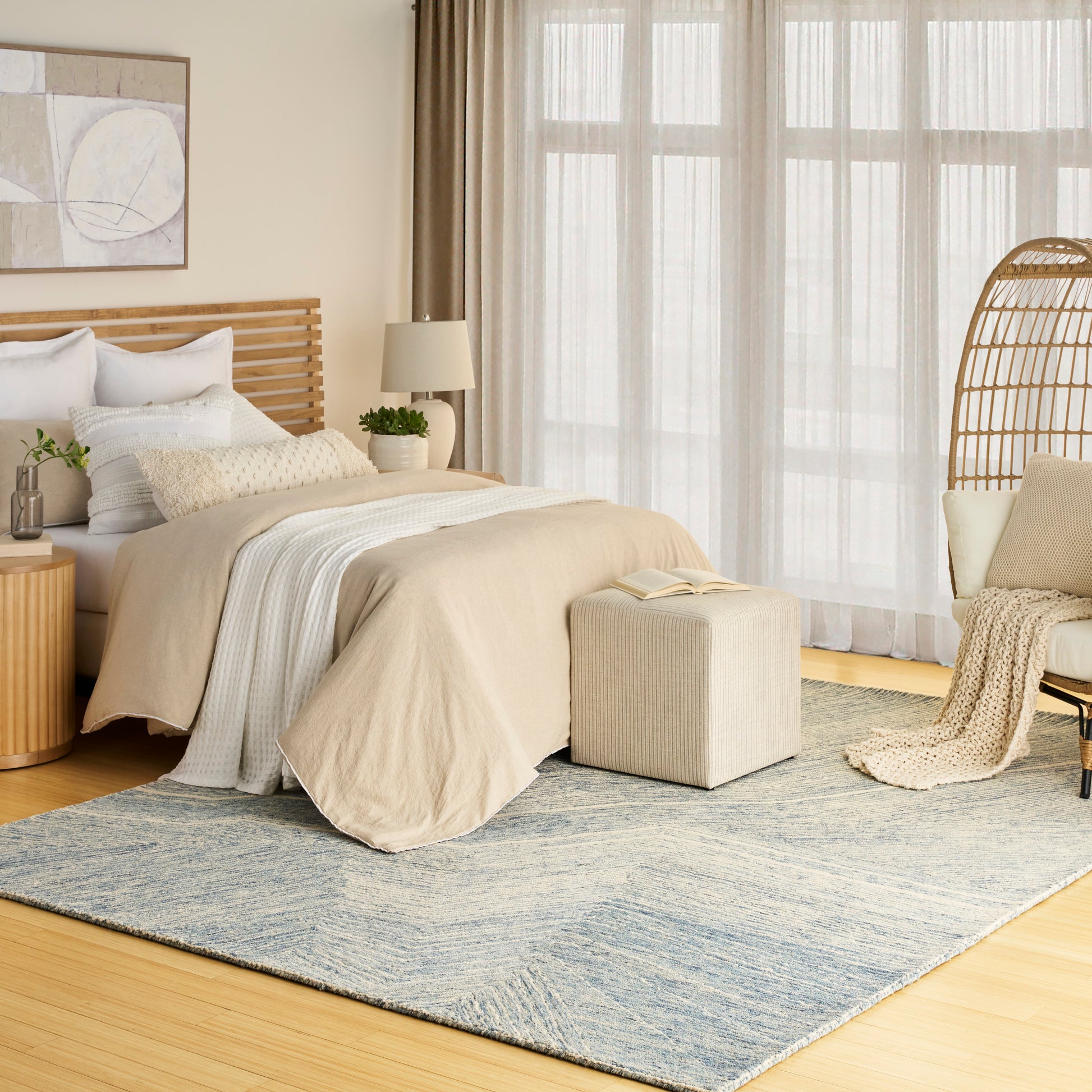 DKNY Pure Angles  Ivory Blue  Contemporary