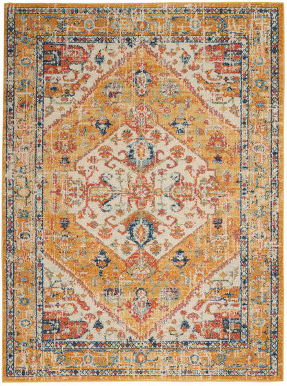 Nourison Home Passion PSN23 Ivory Yellow Transitional Power-loomed Rugs