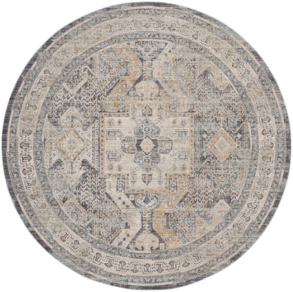Nourison Home Lynx LNX01 Ivory Charcoal Transitional Power-loomed Rug