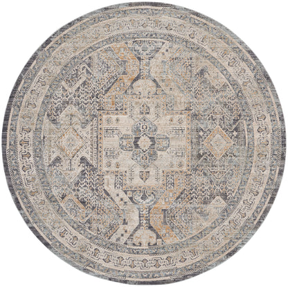 Nourison Home Lynx LNX01 Ivory Charcoal Transitional Power-loomed Rug