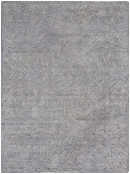 Michael Amini Ma30 Star SMR01 Slate Contemporary Hand Tufted Rug