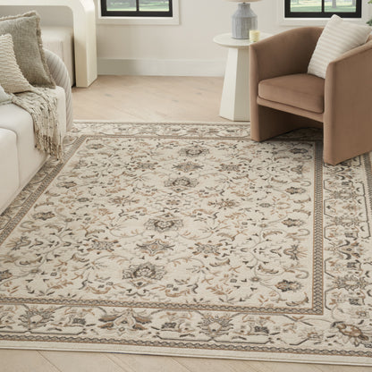 Nourison Home Serenity Home  Ivory Mocha  Traditional