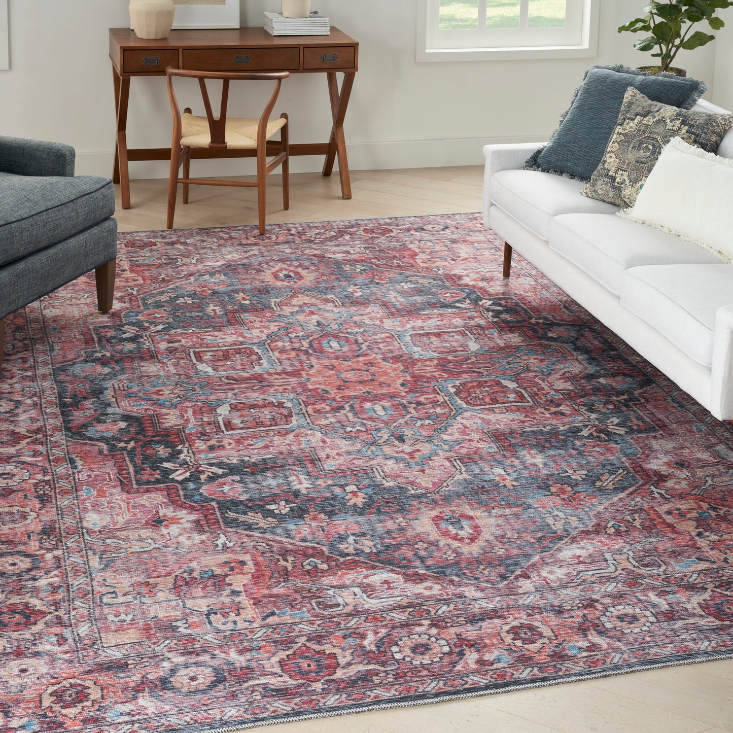 Nourison Home New Concept Washables  Multicolor  Traditional