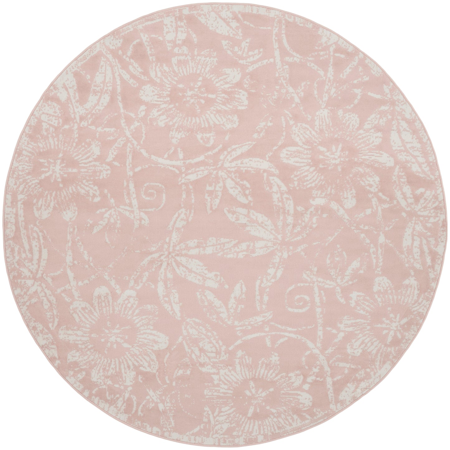 Nourison Home Whimsicle WHS05 Pink Contemporary Power-loomed Rug