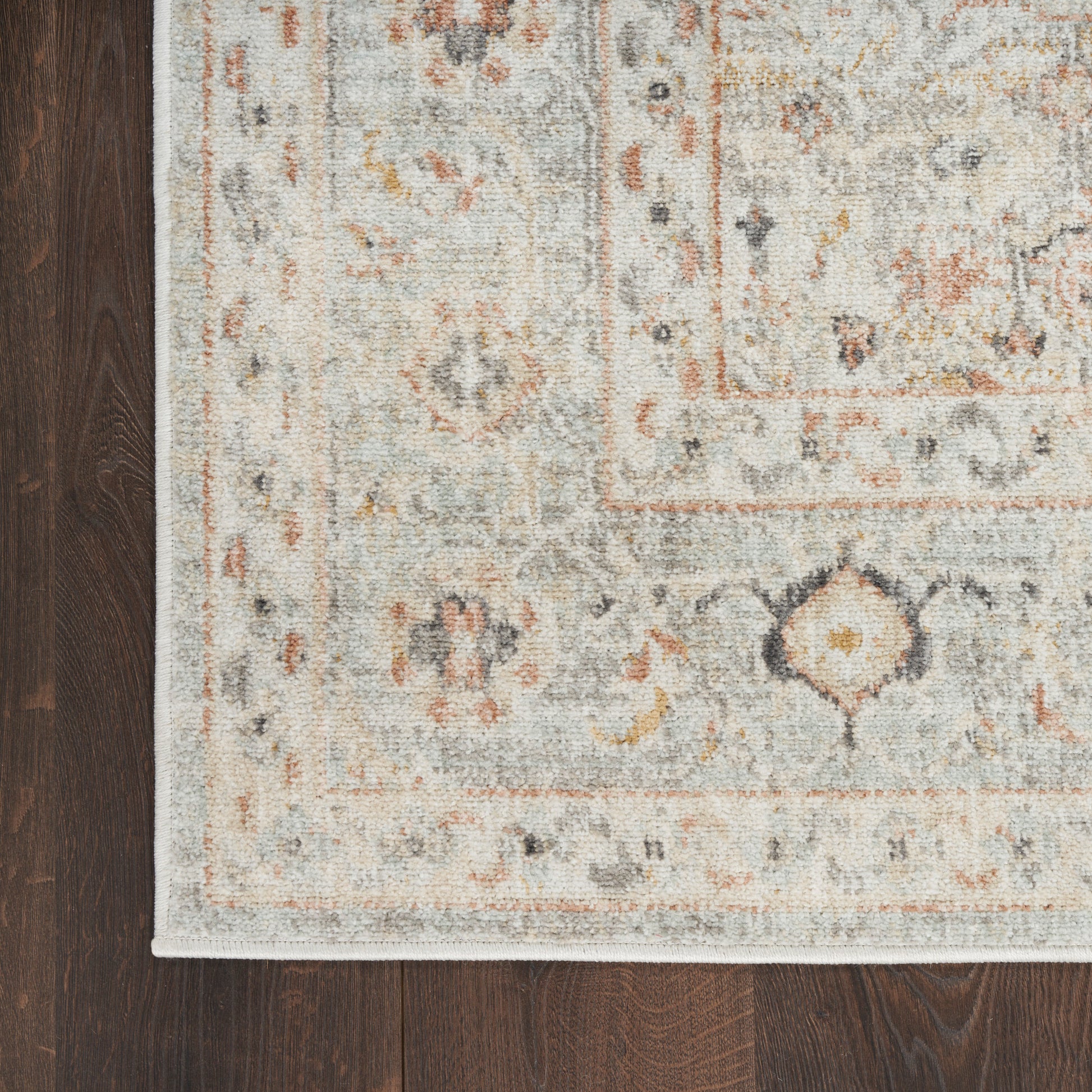 Nourison Home Oushak Home  Light Grey  Traditional