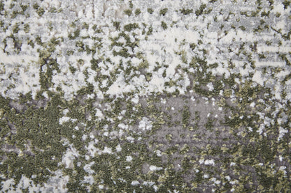 Feizy Cadiz 39N5F Green Ivory Modern/Industrial/Global Machine Woven Rug - Rugs - Feizy - Atlanta Designer Rugs