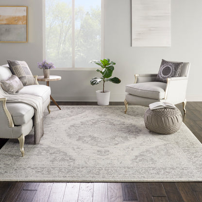 Nourison Home Tranquil  Ivory Grey  Traditional