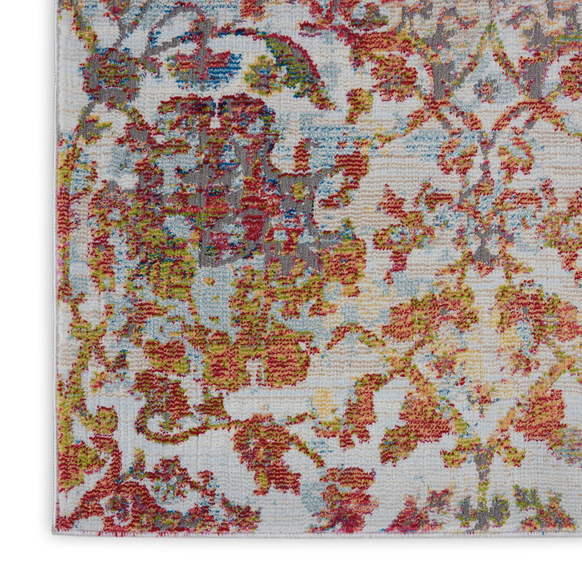 Nourison Home Ankara Global  Ivory Orange  Transitional