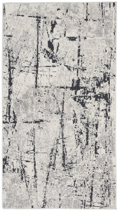 Calvin Klein CK970 Vapor CK972 Ivory Grey Contemporary Power-loomed Rug