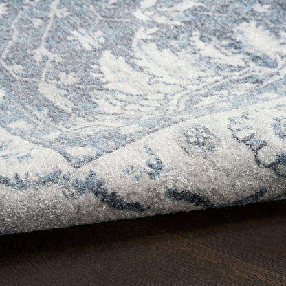 Nourison Home Astra Machine Washable  Slate  Traditional