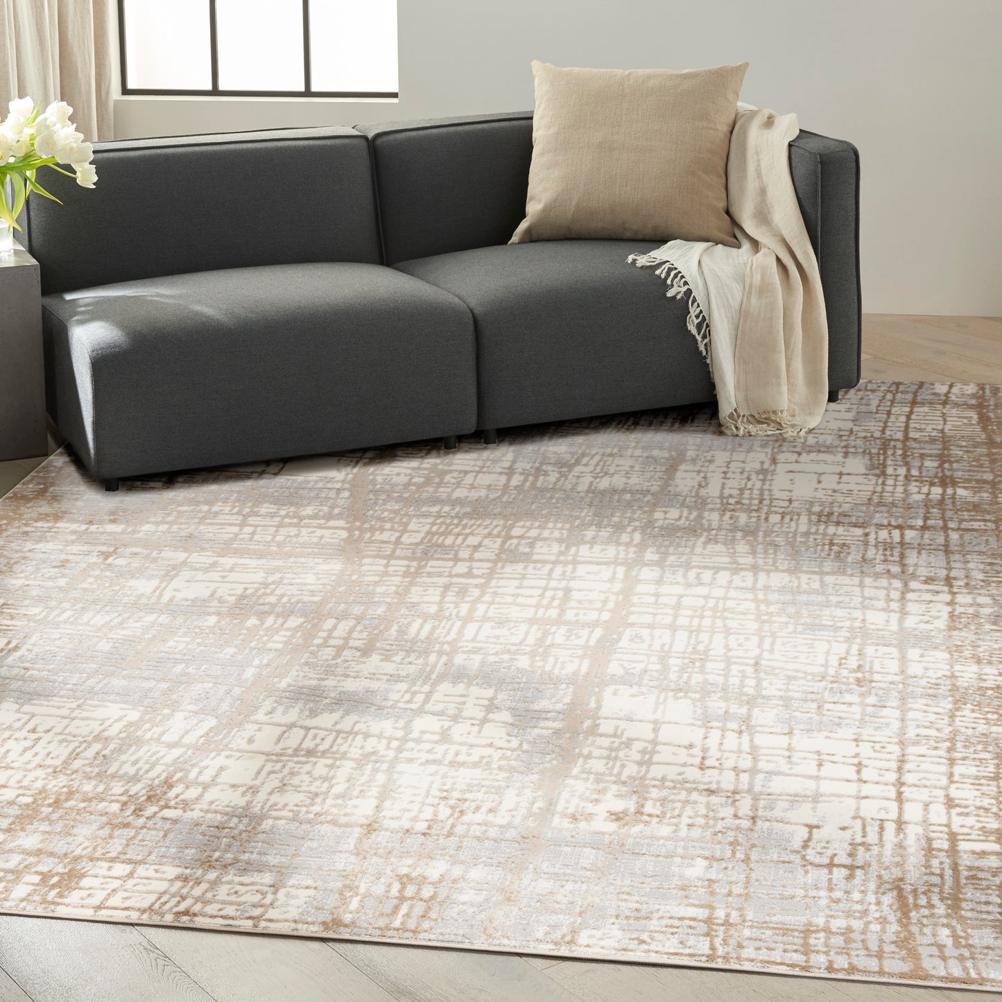 Calvin Klein CK950 Rush  Ivory Taupe  Contemporary