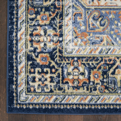 Nourison Home Nourison Essentials Persian  Navy  Traditional