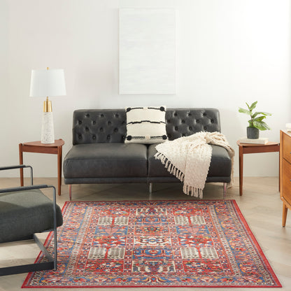 Nourison Home Fulton  Red  Traditional