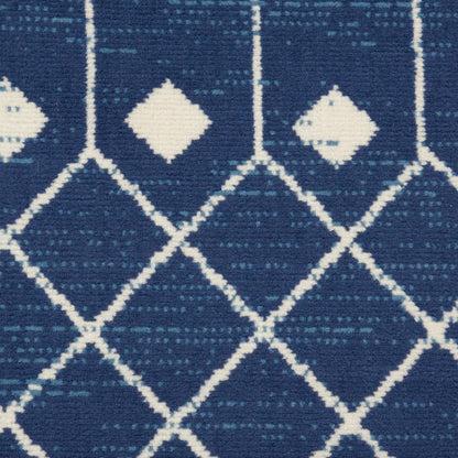 Nourison Home Grafix  Navy  Transitional