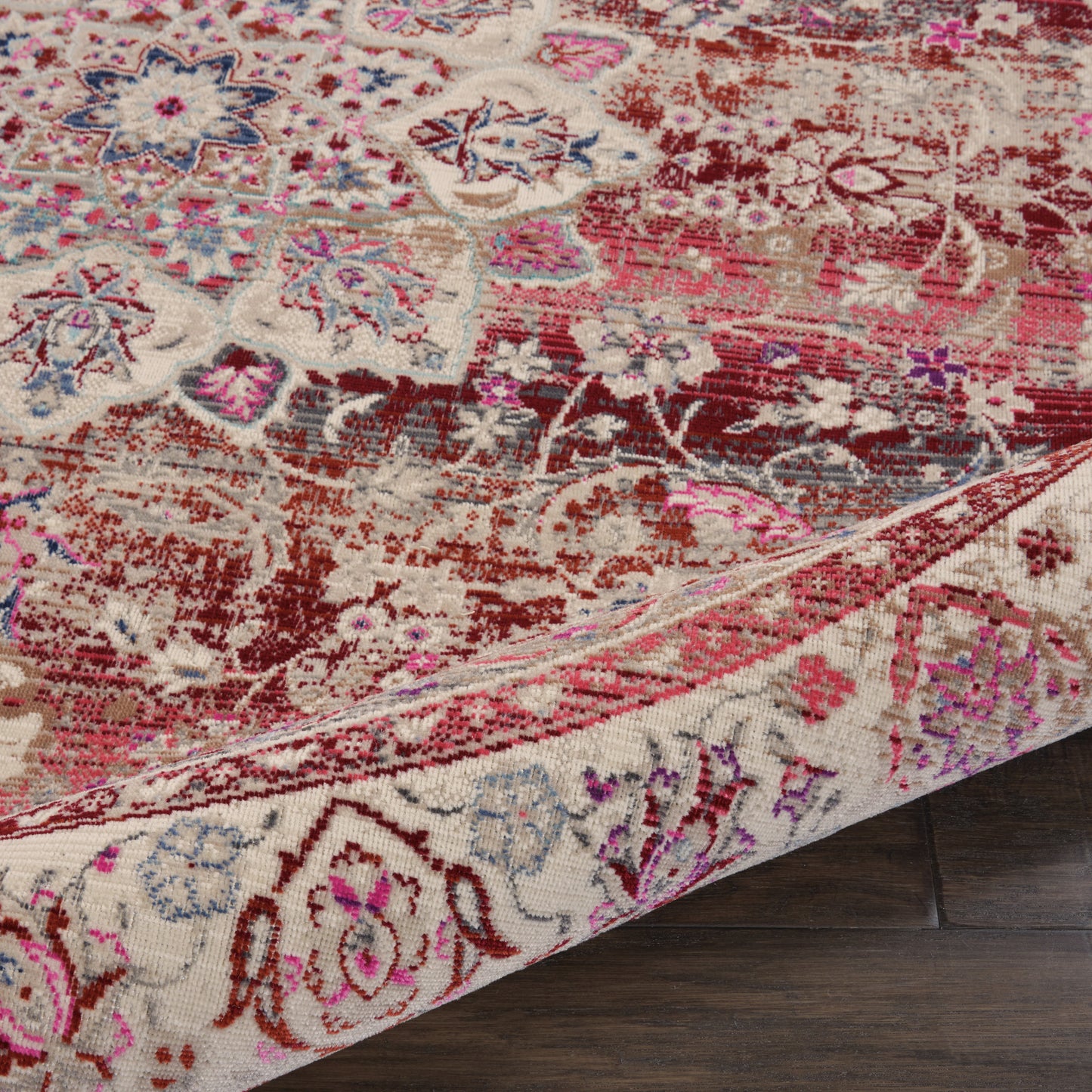 Nourison Home Vintage Kashan  Red  Traditional
