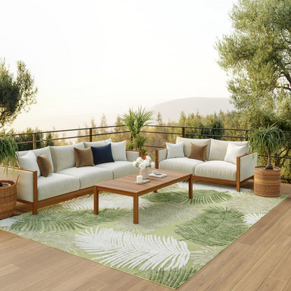 Nourison Home Suncoast  Green  Contemporary