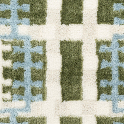 Nourison Home Nordic  Blue Green  Contemporary