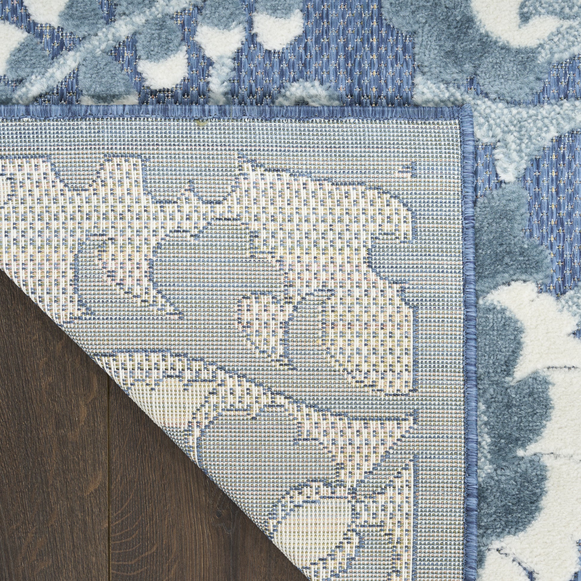 Nourison Home Aloha  Blue  Contemporary