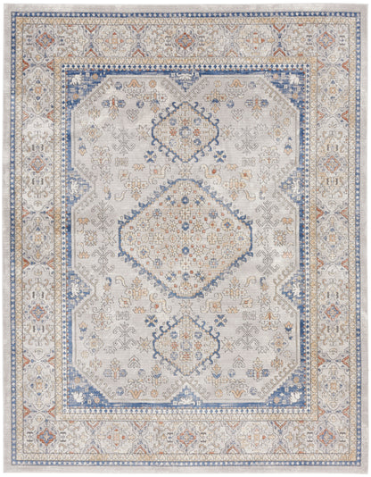 Nourison Home Series 4  Grey Blue  Traditional