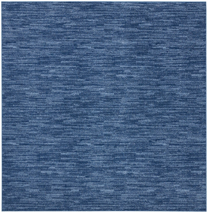Nourison Home Nourison Essentials NRE01 Navy Blue Contemporary Power-loomed Rug