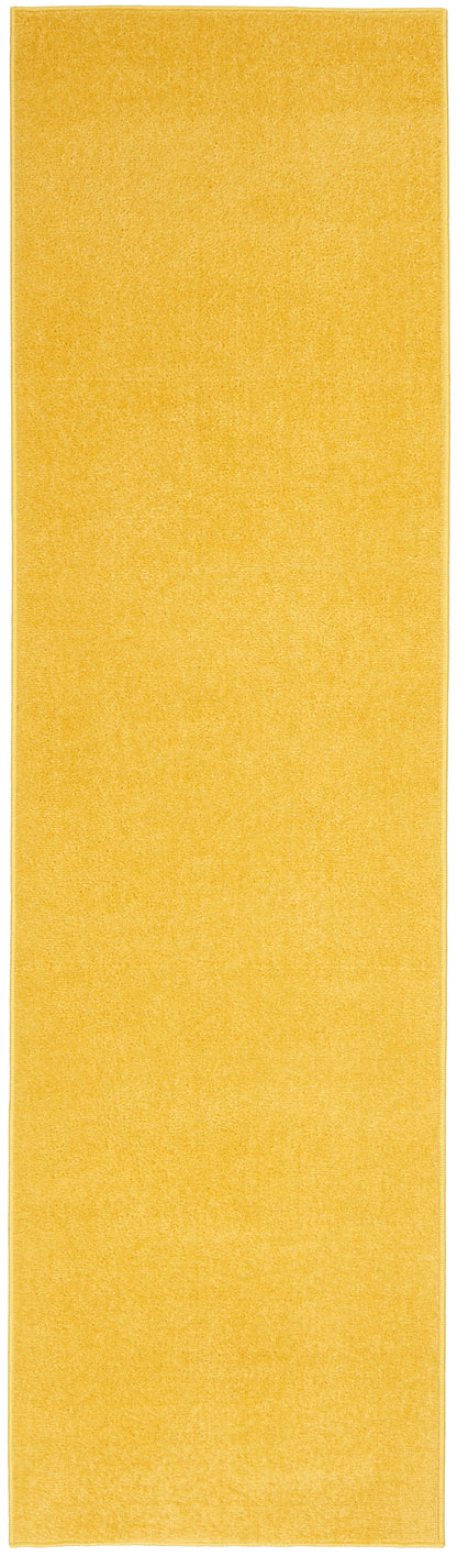 Nourison Home Nourison Essentials NRE01 Yellow Contemporary Power-loomed Rug