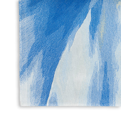 Nourison Home Prismatic  Blue Multicolor  Contemporary