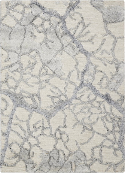 Nourison Home Divine DIV06 Ivory Contemporary Hand Knotted Rug