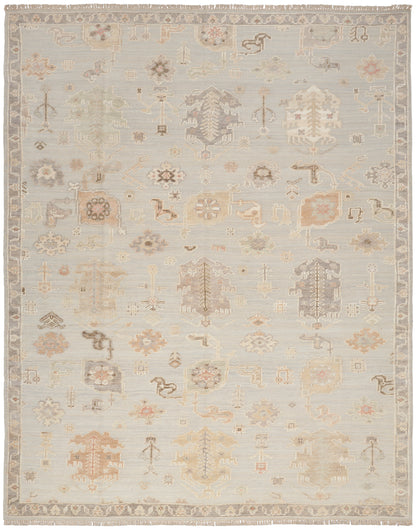Nourison Home Whispers WHP03 Light Blue Traditional Hand Knotted Rug