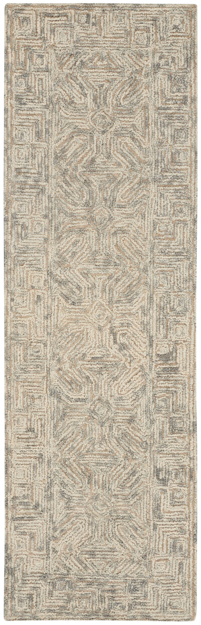 Nourison Home Colorado CLR05 Beige Grey Contemporary Tufted Rug