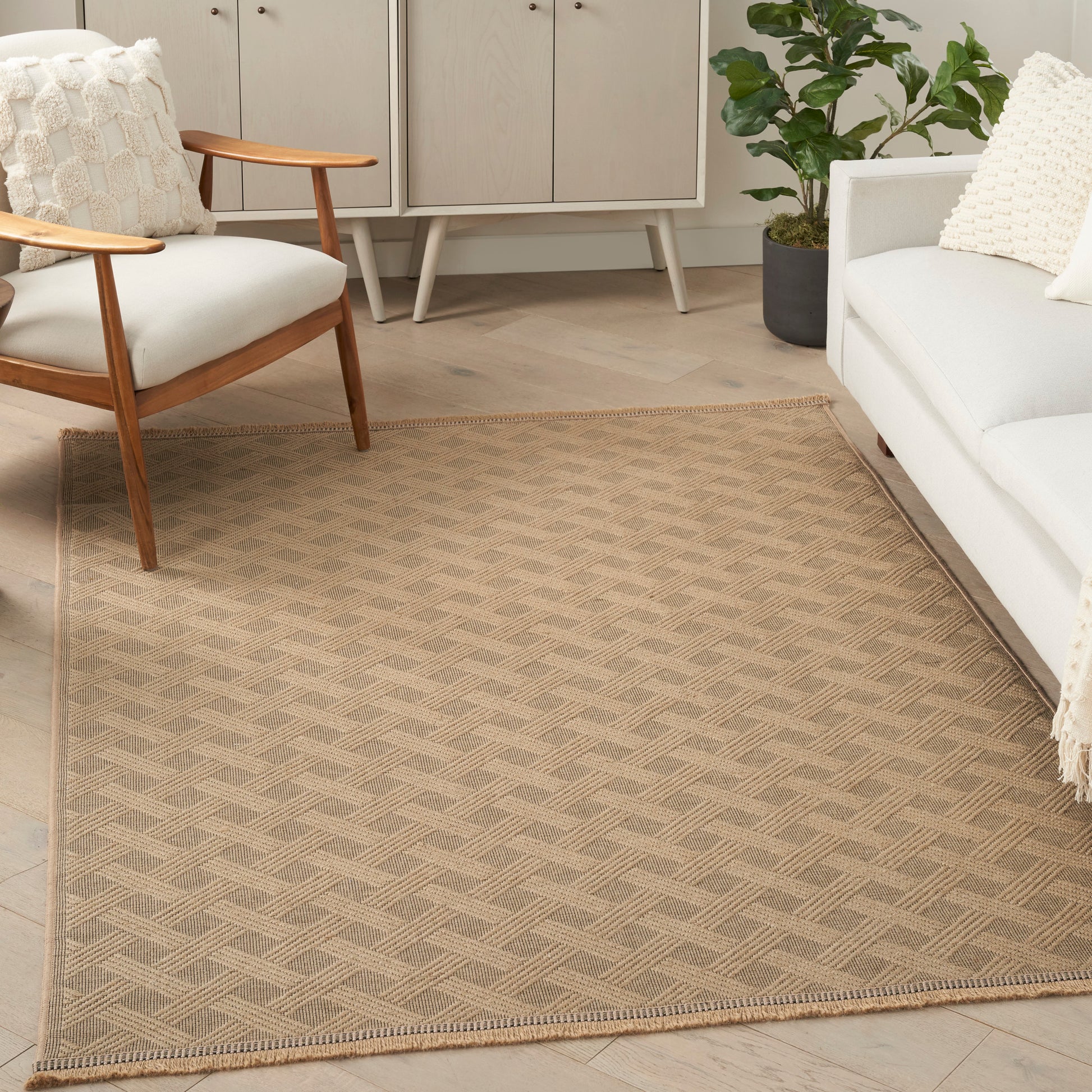 Nourison Home Washable Jute  Natural  Contemporary