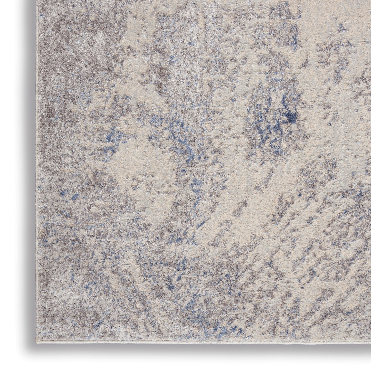 Nourison Home Silky Textures  Ivory Grey  Contemporary