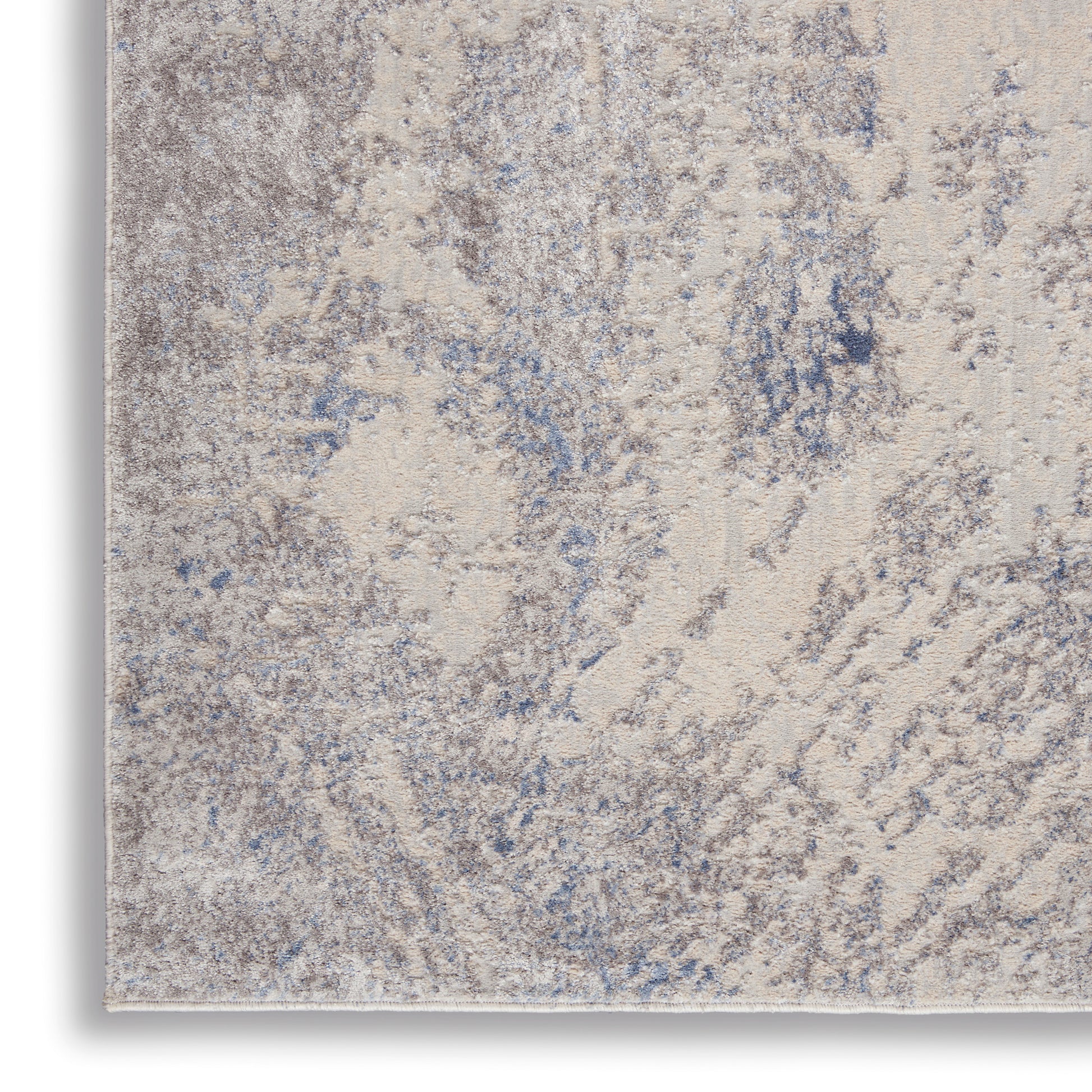Nourison Home Silky Textures  Ivory Grey  Contemporary