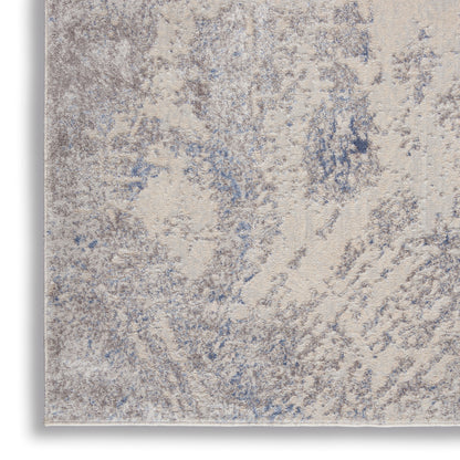 Nourison Home Silky Textures  Ivory Grey  Contemporary