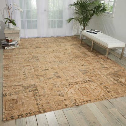 Nourison Home Silk Elements  Beige  Traditional