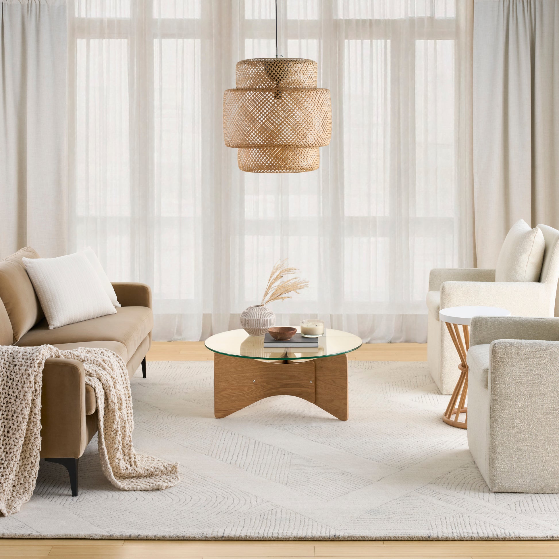 DKNY Pure Patterns  Ivory Grey  Contemporary