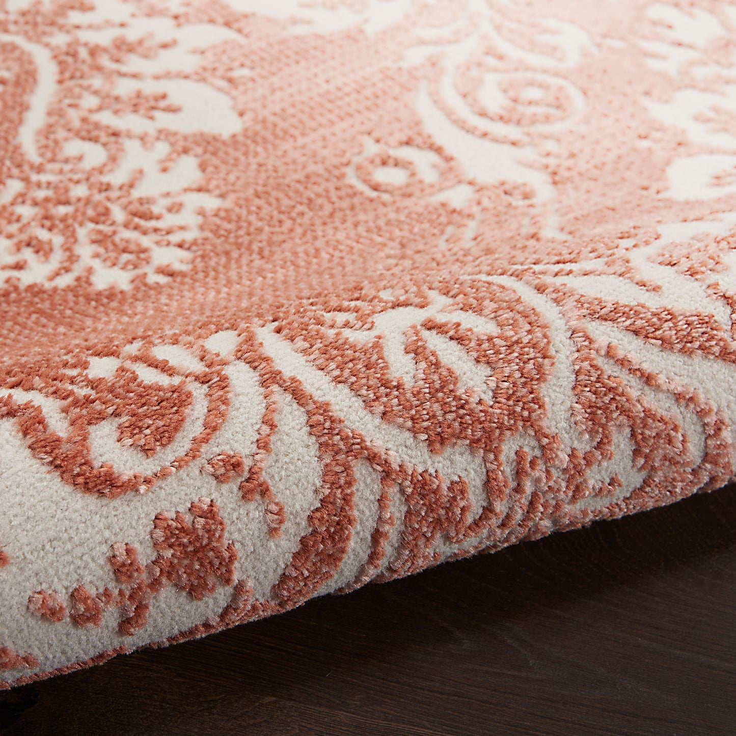 Nourison Home Elation  Brick Ivory  Traditional